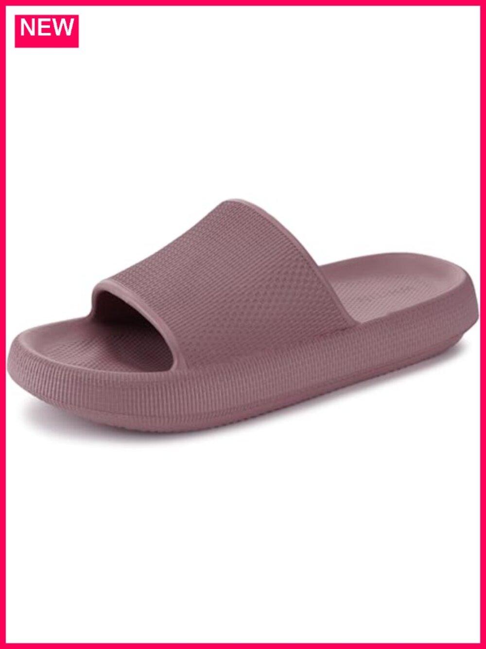 Cushioned Thick Sole Slides Slippers for Women - Lightweight EVA, Indoor